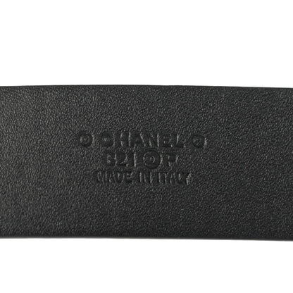 Chanel Calfskin CC Belt 85 34 Black 3 of 4