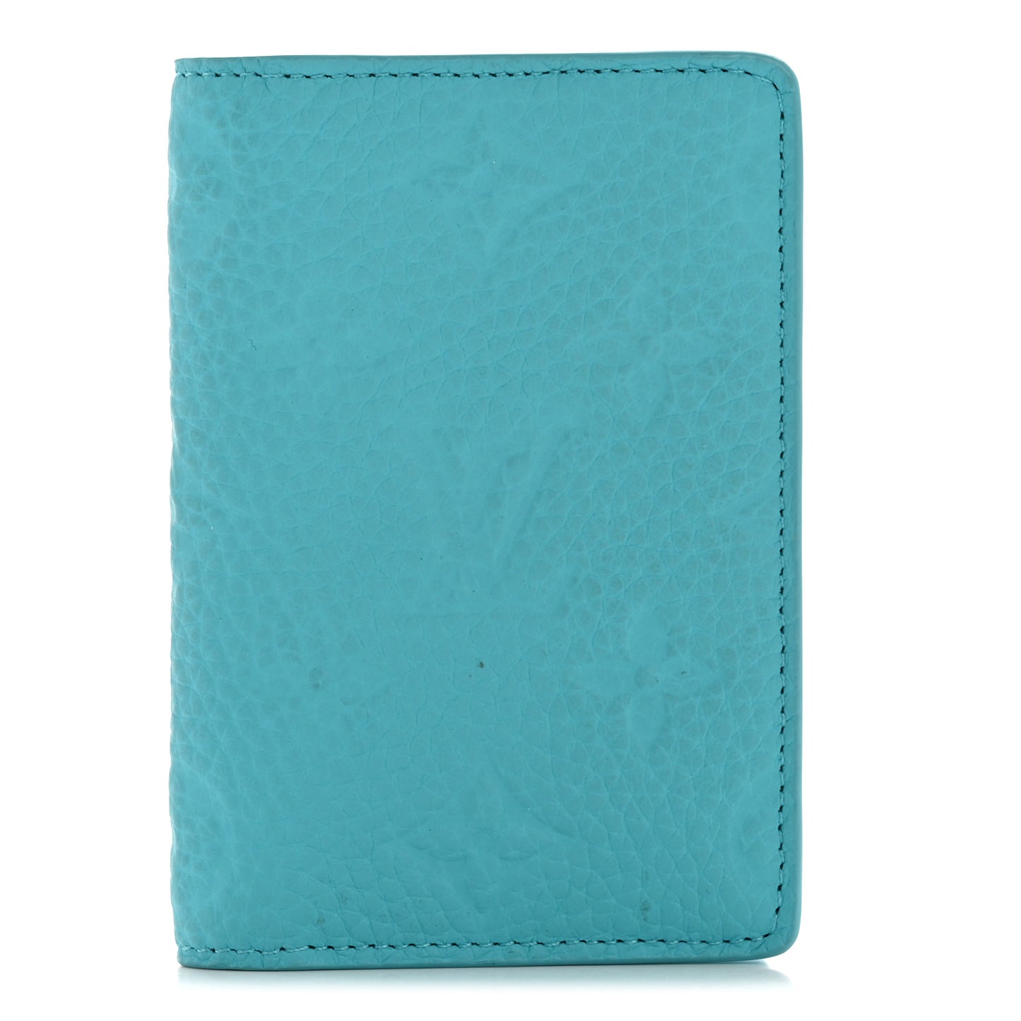 Taurillon Monogram Pocket Organizer Turquoise
