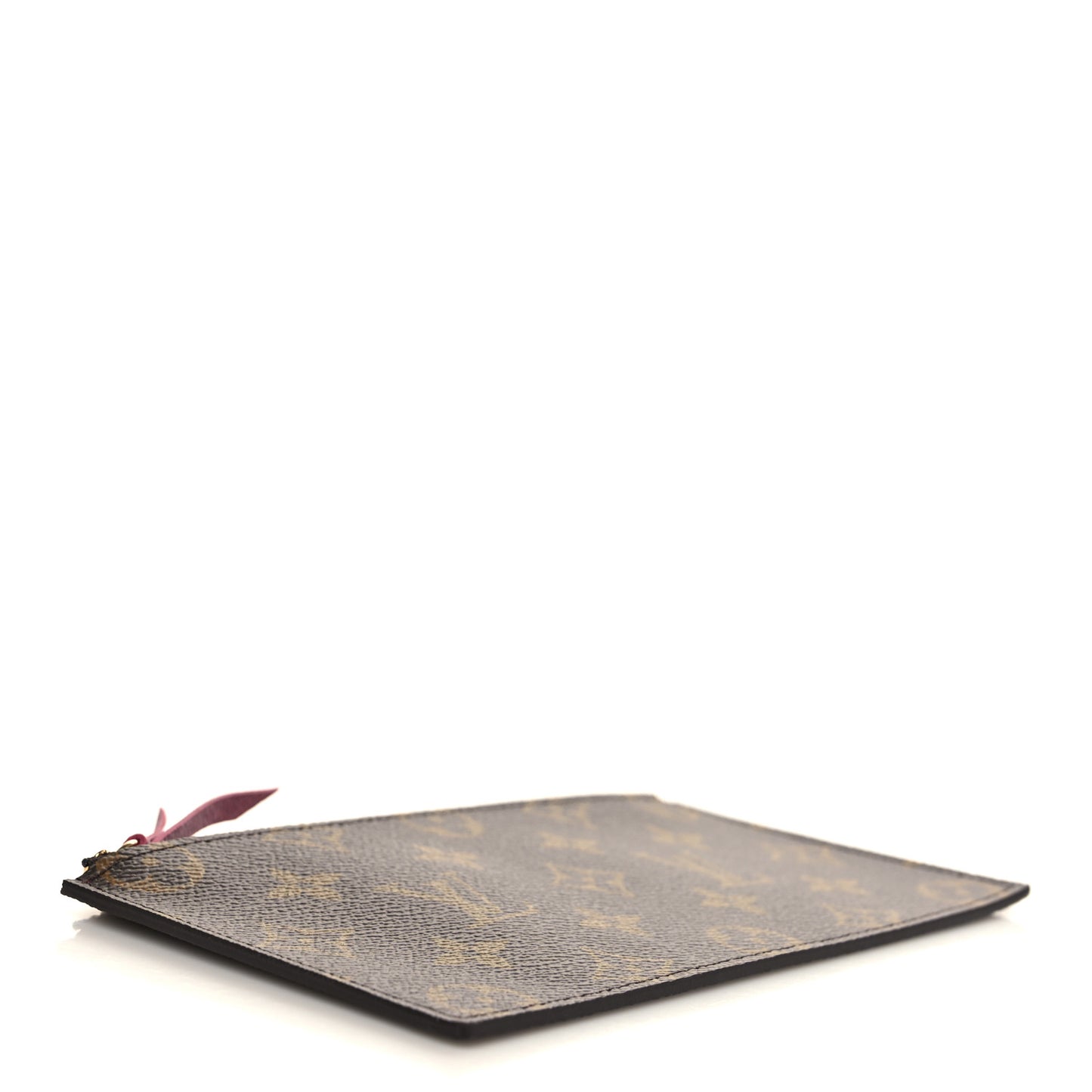 Monogram Felicie Chain Wallet Zippered Insert Fuchsia