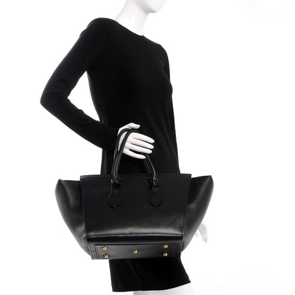 Celine Smooth Calfskin Small Tie Knot Tote Black 2 of 18