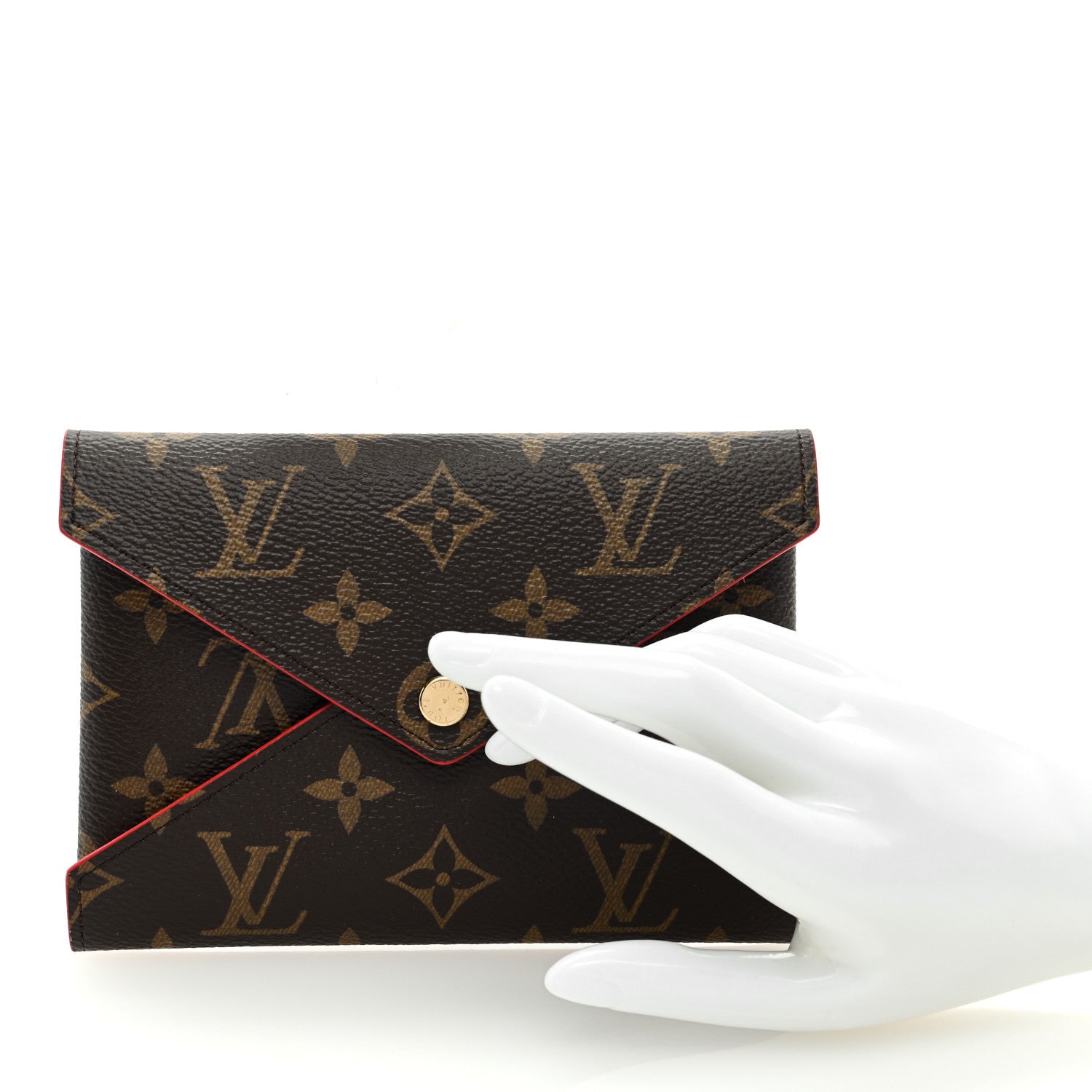 Louis Vuitton Monogram Medium Kirigami Pochette Insert Coquelicot 2 of 6