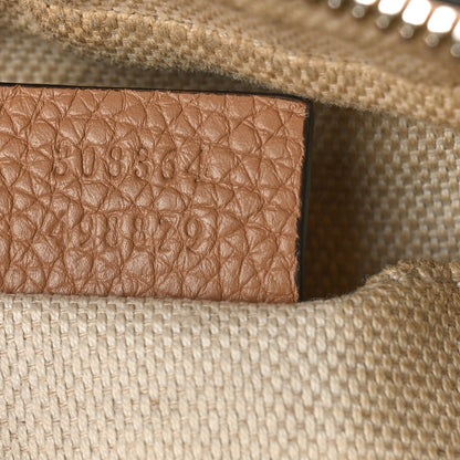 Gucci Pebbled Calfskin Small Soho Disco Bag Camelia 7 of 12