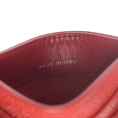 Chanel Caviar Quilted Card Holder Red 6 of 12