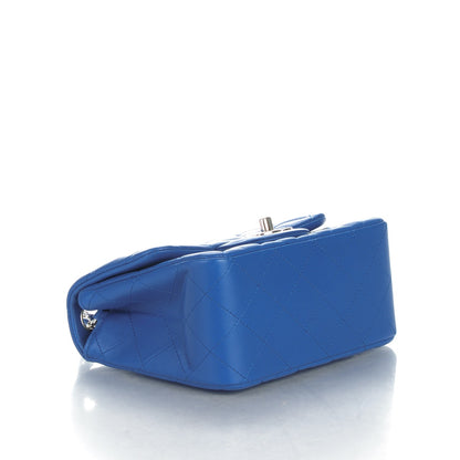 Chanel Lambskin Quilted Mini Square Flap Blue 4 of 8