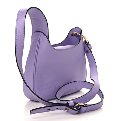 Versace Calfskin La Medusa Small Hobo Crossbody Lilac 2 of 5