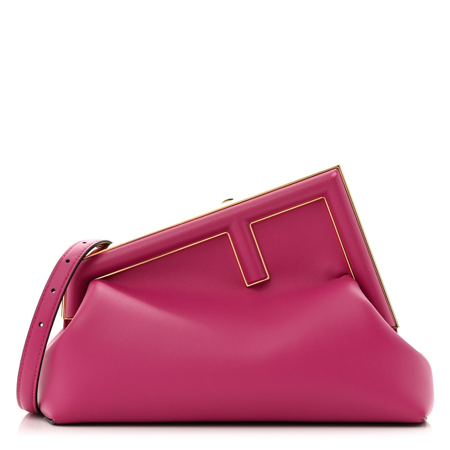 Fendi Shiny Nappa Midi Fendi First Ciclamino Pilar 1 of 12