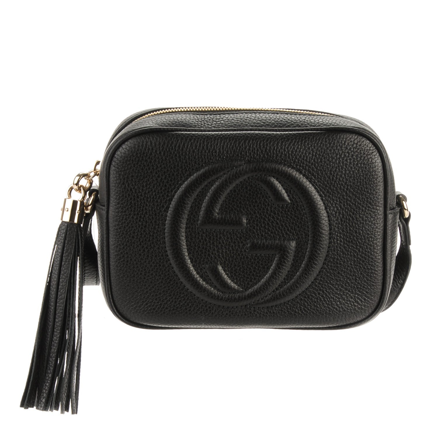 Gucci Pebbled Calfskin Small Soho Disco Bag Black 1 of 7