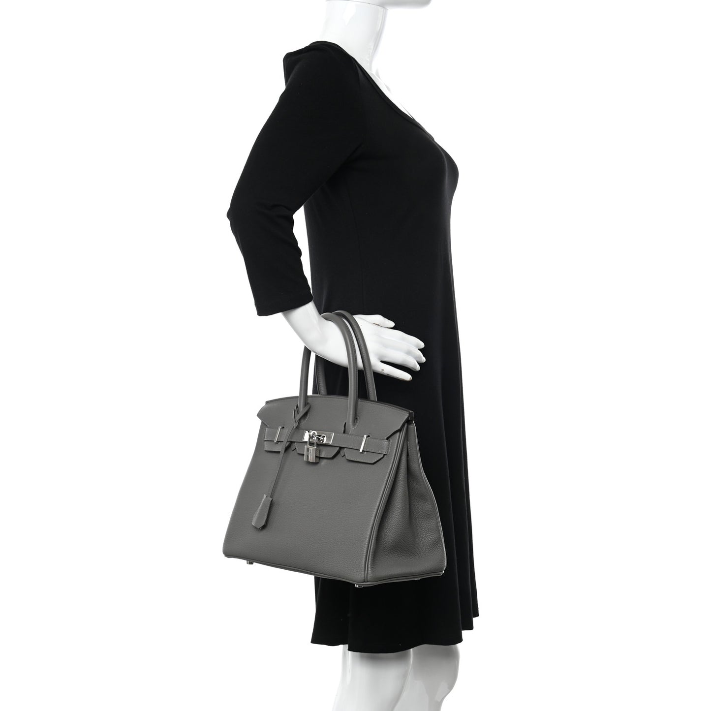 Togo Birkin 30 Gris Meyer