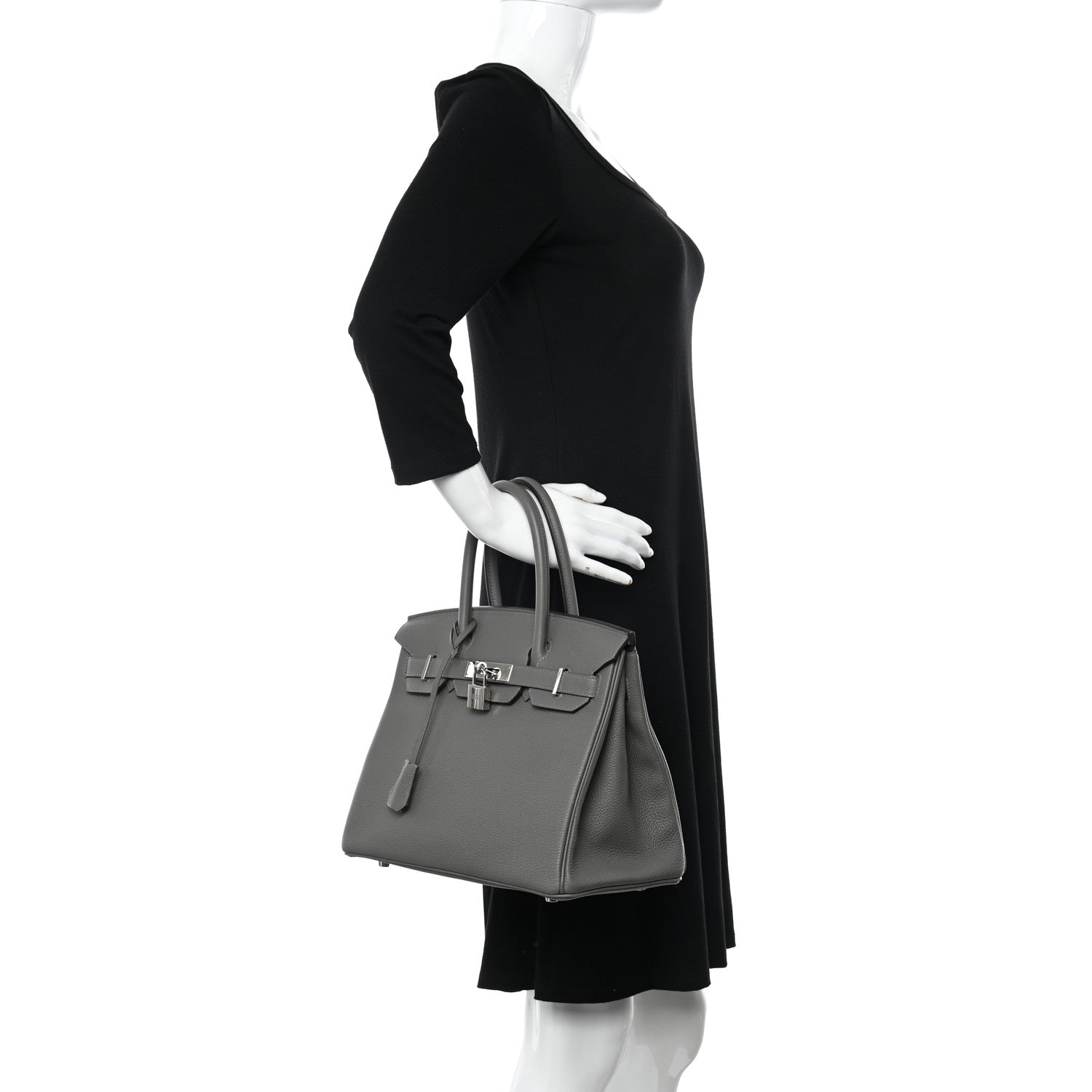 Hermes Togo Birkin 30 Gris Meyer 2 of 14