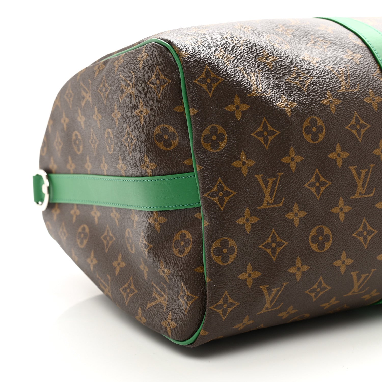 Louis Vuitton Monogram Macassar LV Colormania Keepall Bandouliere 50 Green 6 of 7