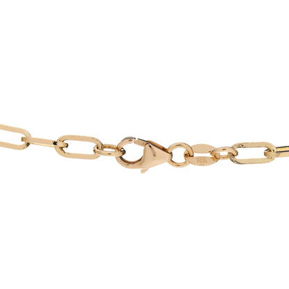 Foundrae 18K Yellow Gold Diamond Internal Compass Refined Clip Extension Chain Necklace 5 of 7