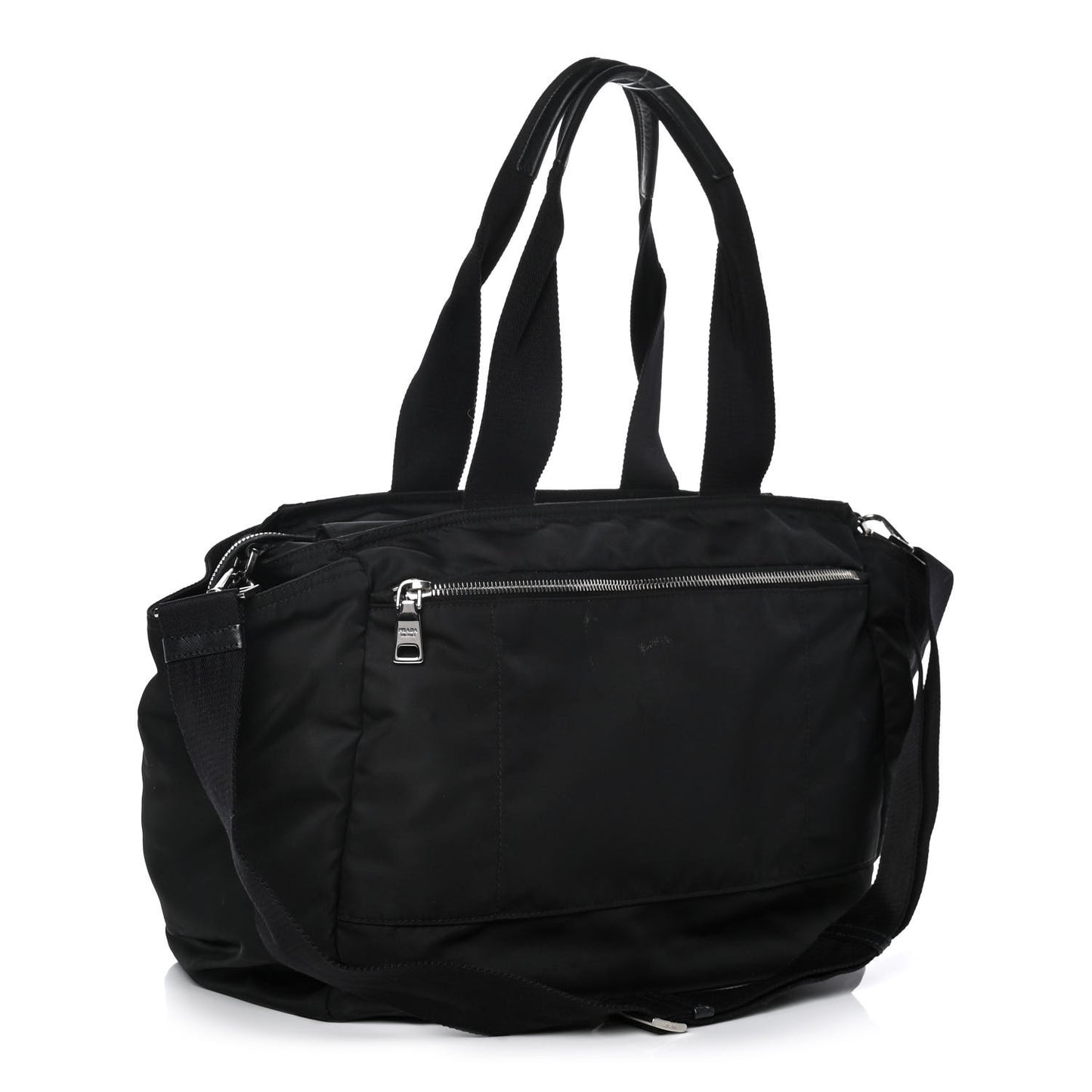 Tessuto Nylon Diaper Bag Black