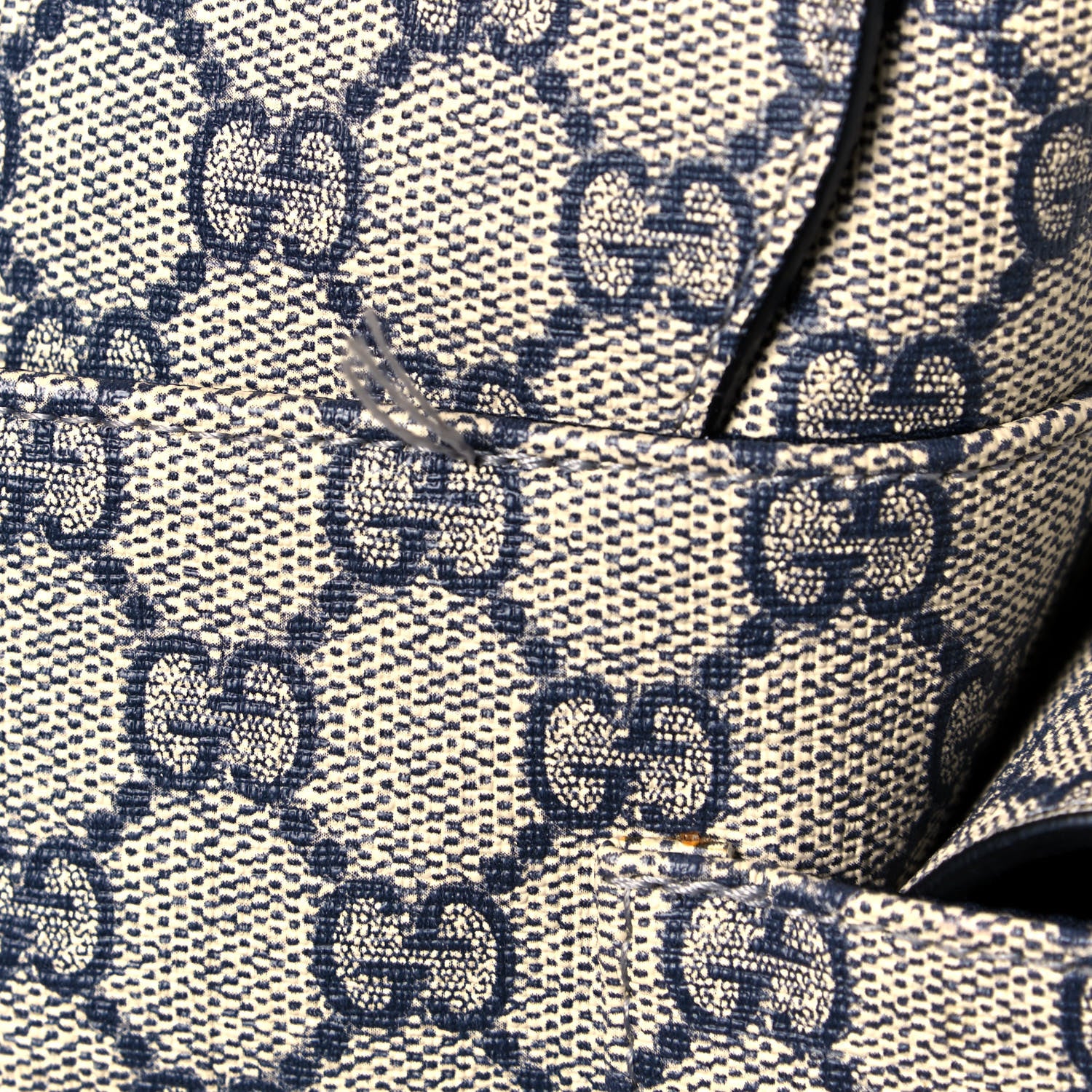 Gucci GG Plus Monogram Messenger Diaper Bag Navy 15 of 15