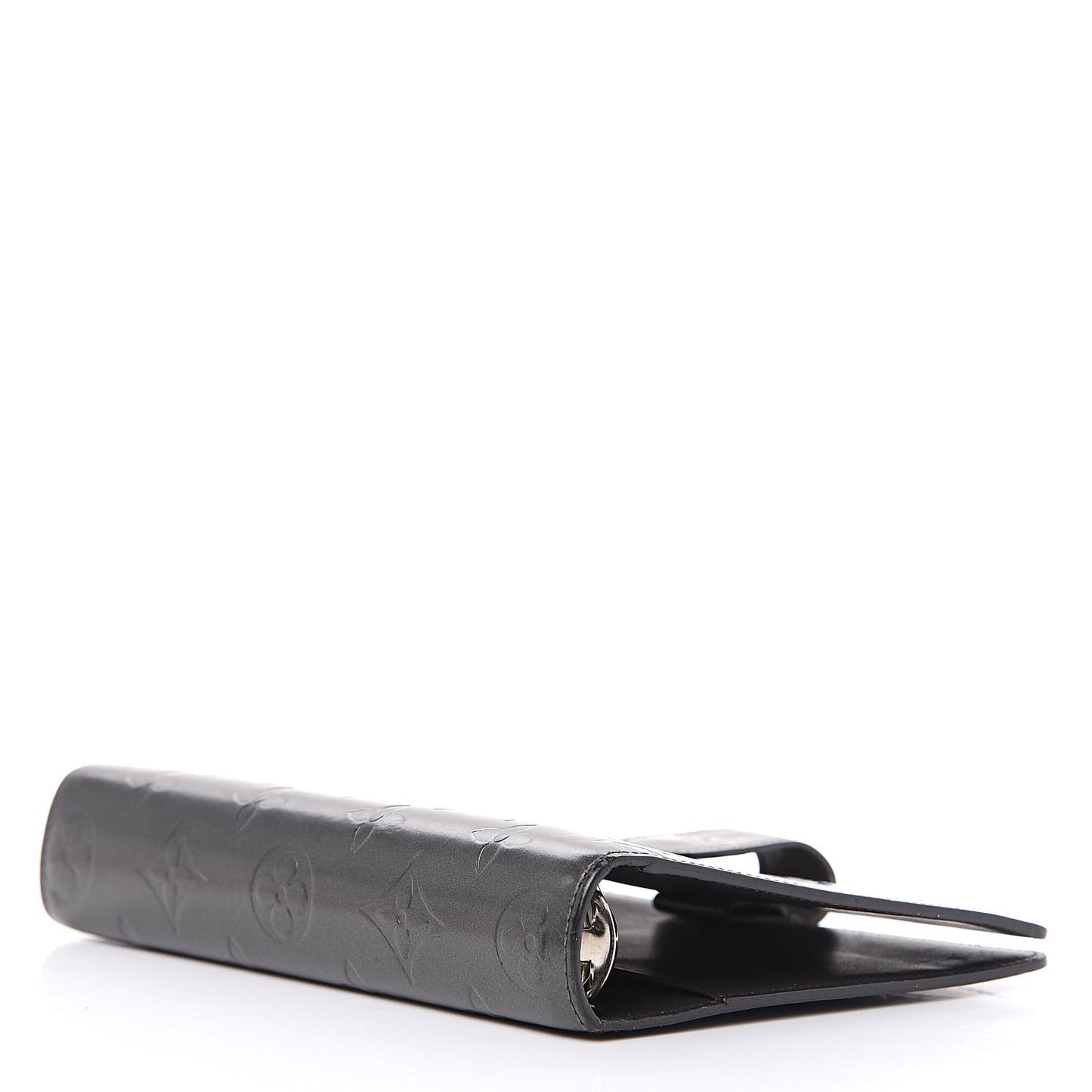 Mat Monogram Medium Ring Agenda Cover Black