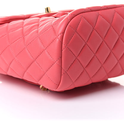 Chanel Lambskin Quilted Mini Urban Spirit Backpack Pink 8 of 9