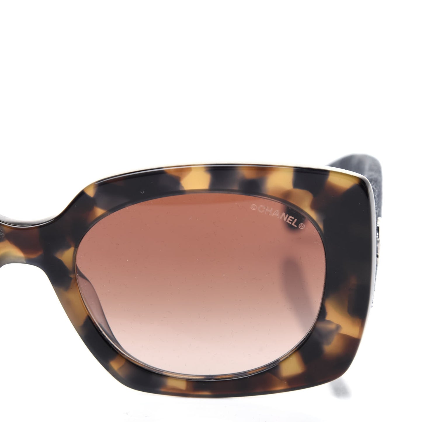 Denim Rectangle Sunglasses 5406 Tortoise