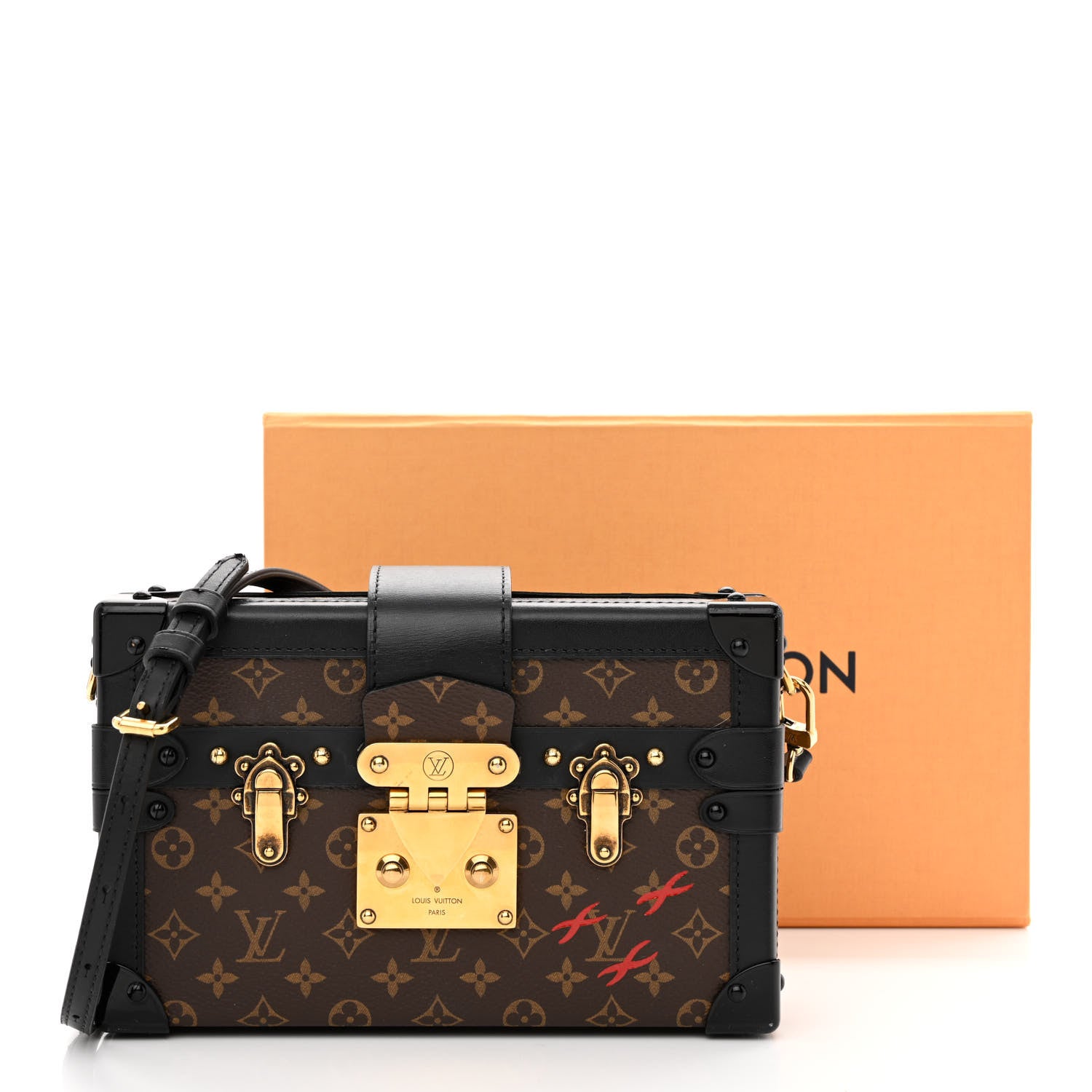 Louis Vuitton Monogram Petite Malle Black 11 of 11