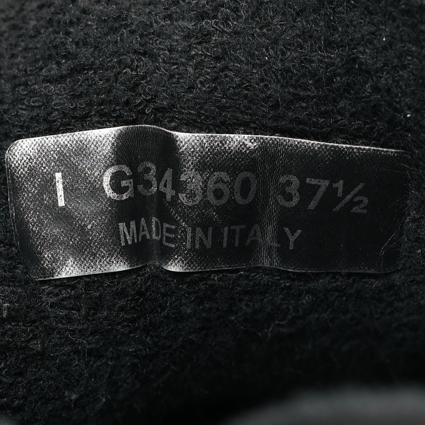 Fabric Calfskin Suede CC Sneakers  37.5 Black