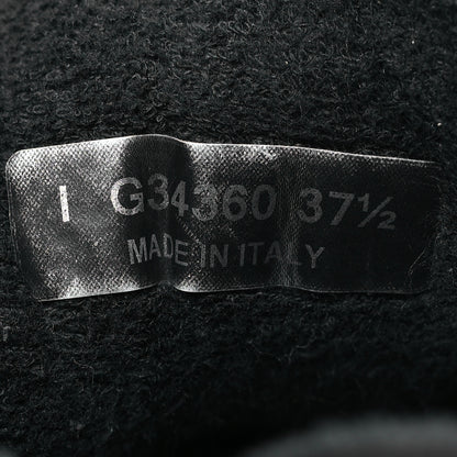 Chanel Fabric Calfskin Suede CC Sneakers  37.5 Black 8 of 8