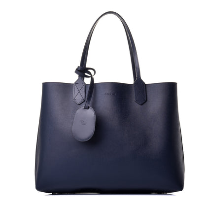 Gucci GG Supreme Monogram Blooms Medium Reversible Tote Beige Blue Navy 3 of 15