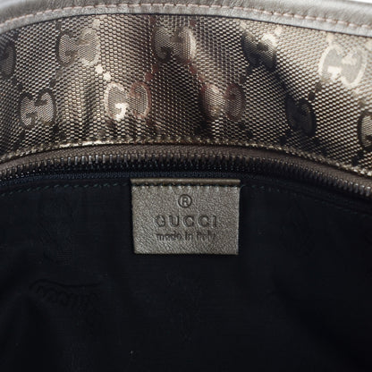 Gucci Imprime Monogram Small Tote Green 6 of 7