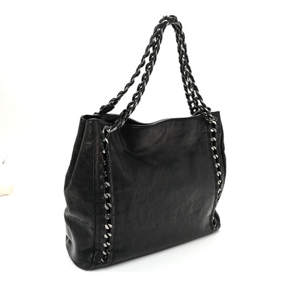 Chanel Glazed Caviar Modern Chain Tote Black 3 of 10
