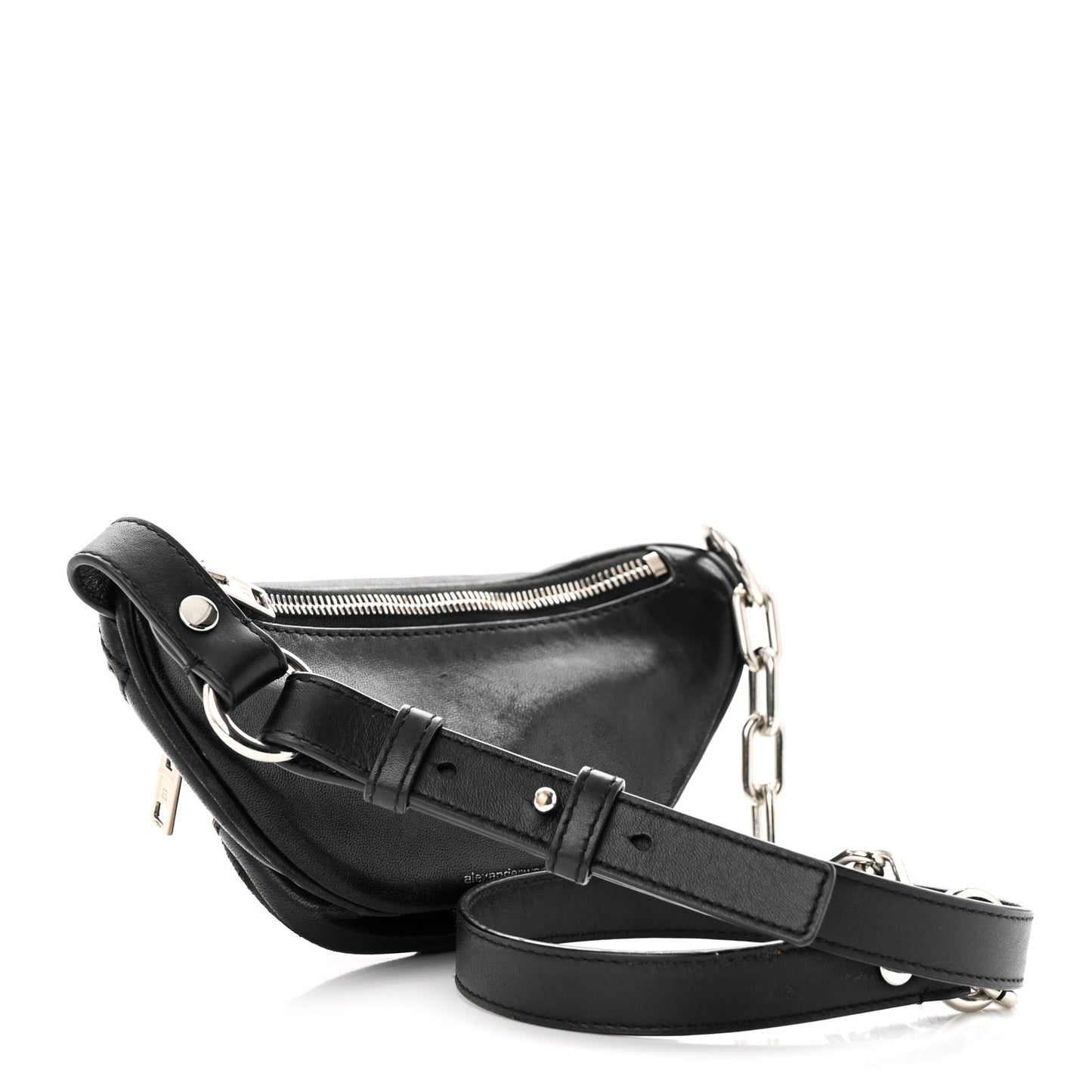 Lambskin Mini Attica Belt Bag Black
