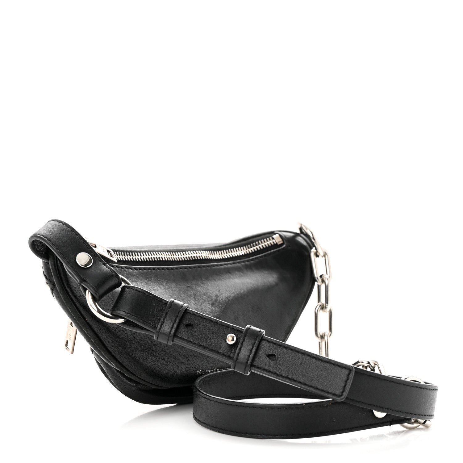 Alexander Wang Lambskin Mini Attica Belt Bag Black 3 of 13