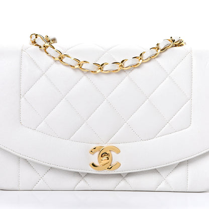 Chanel Lambskin Quilted Small Single Flap White 8 of 14