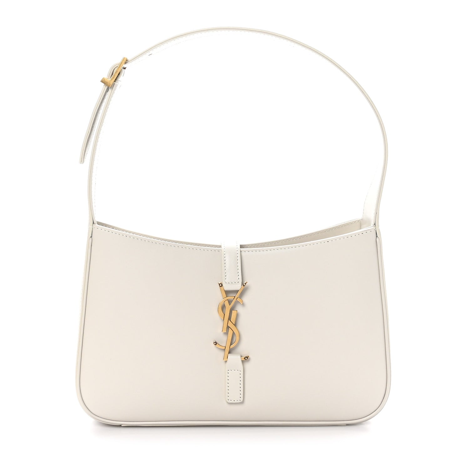 Smooth Calfskin Le 5 A 7 Hobo Blanc Vintage