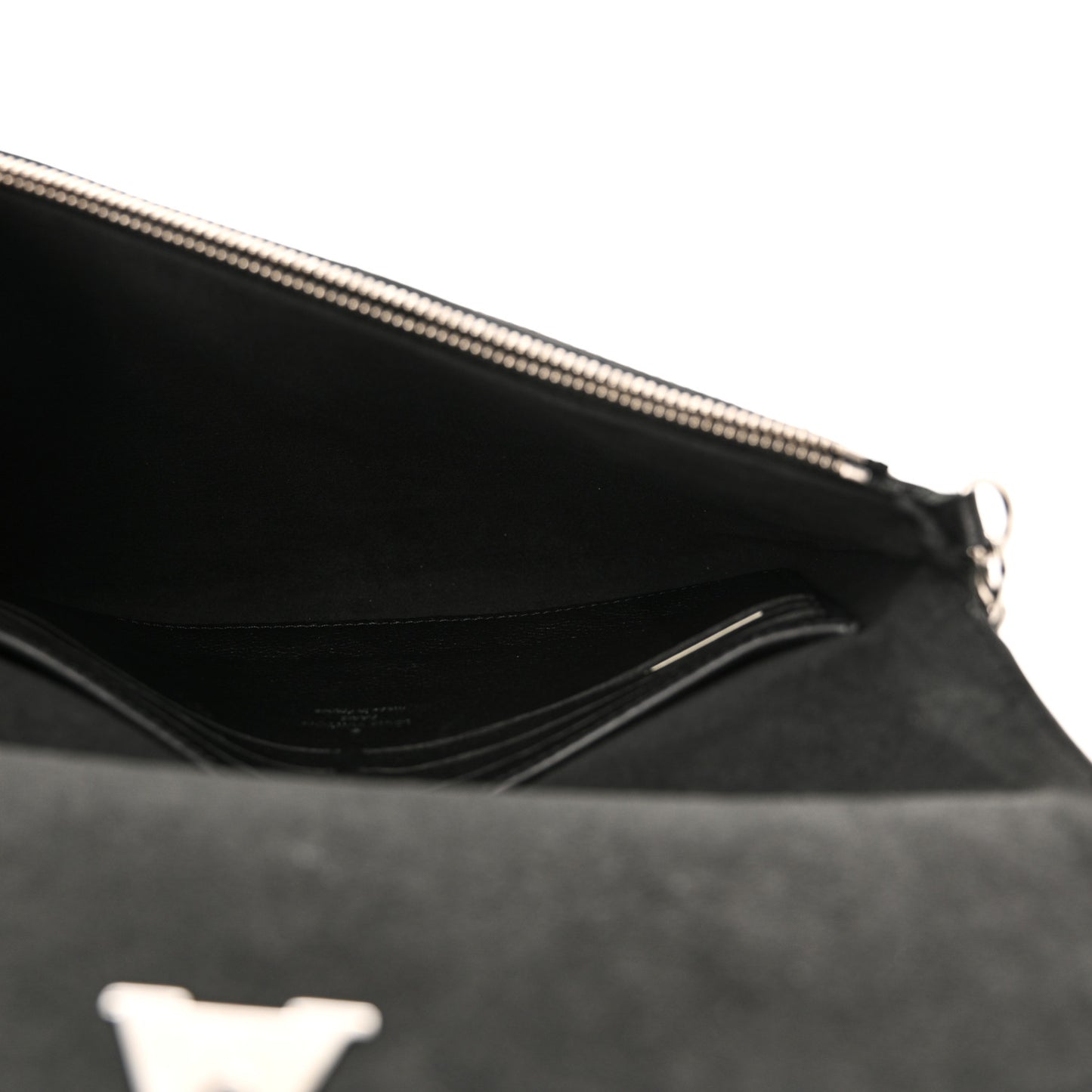 Soft Calfskin My Lockme Pochette Black