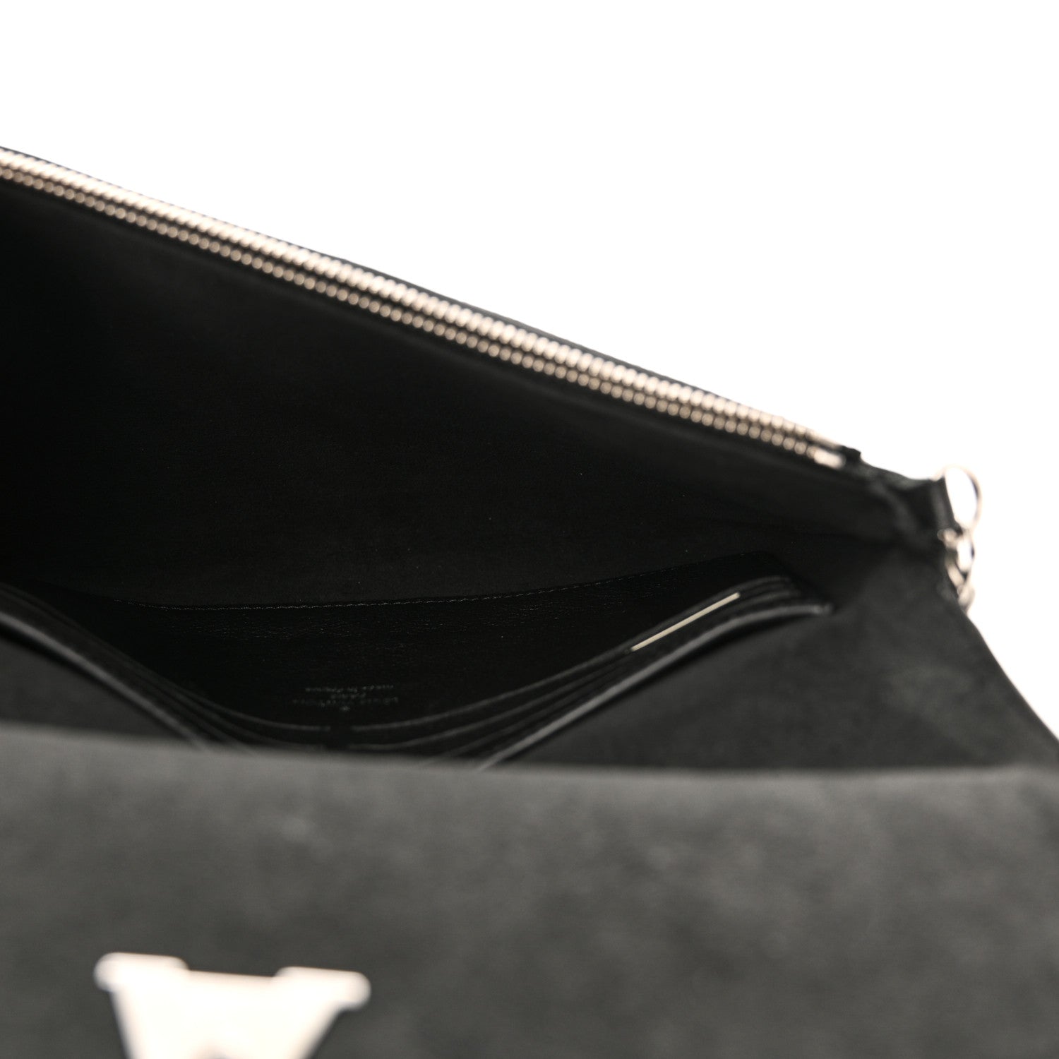 Louis Vuitton Soft Calfskin My Lockme Pochette Black 5 of 10