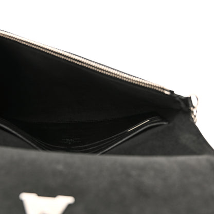 Louis Vuitton Soft Calfskin My Lockme Pochette Black 5 of 10