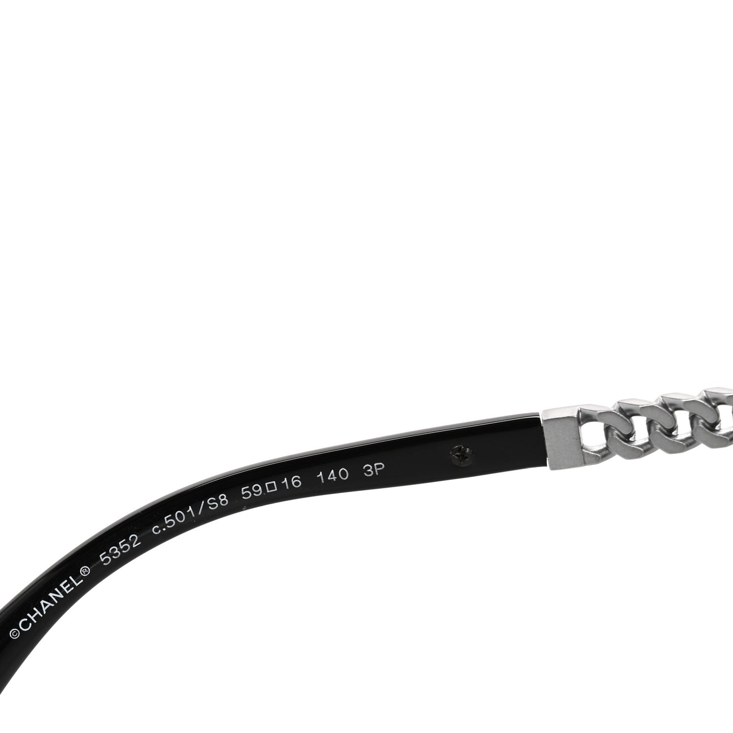 Chain Polarized Sunglasses 5352 Black