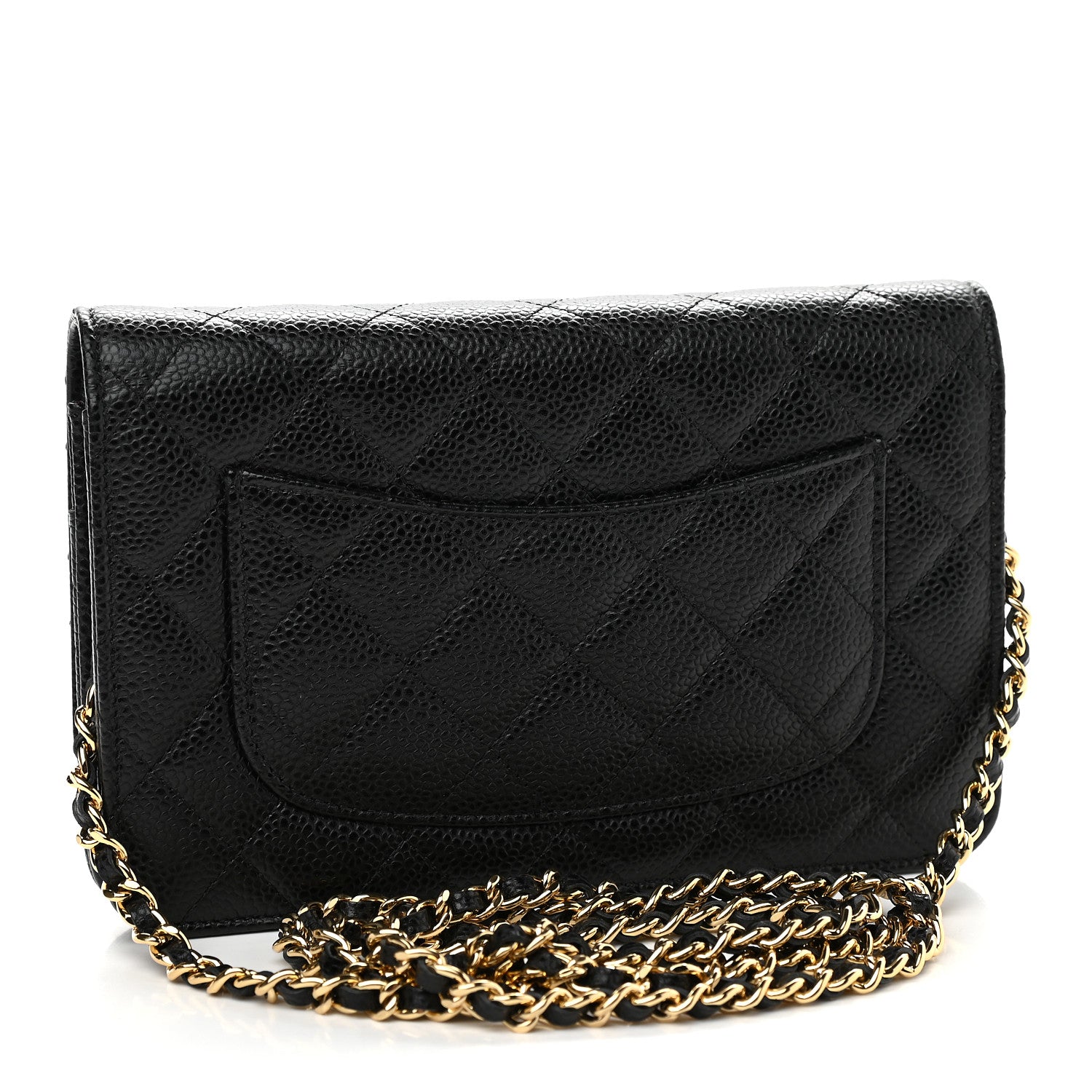 Chanel Caviar Quilted Wallet On Chain WOC Black 3 of 10