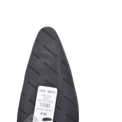Balenciaga Denim Ankle Boots 38.5 Black 10 of 12