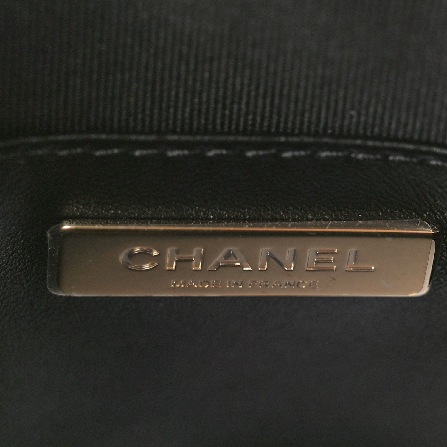 Chanel Lambskin Quilted Walk of Fame Star Bag Black 6 of 11