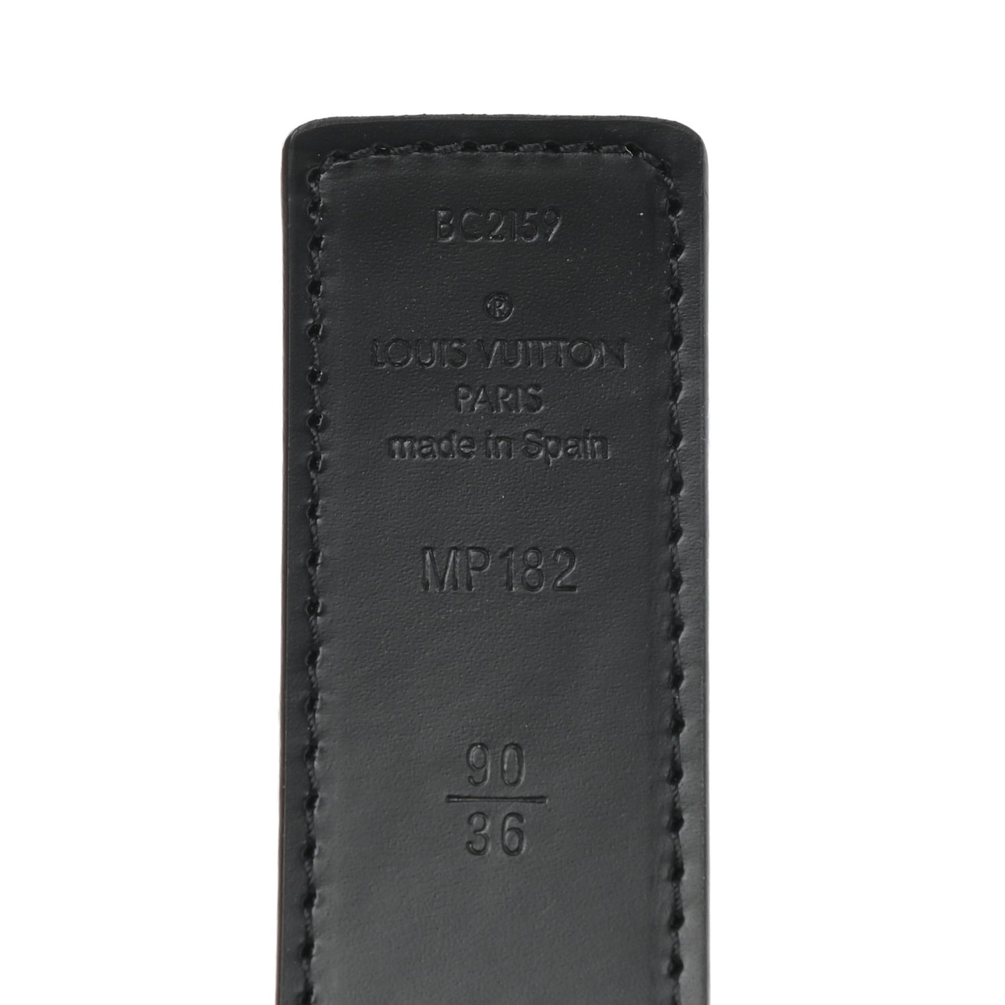Damier Monogram 30mm Belt 90 36