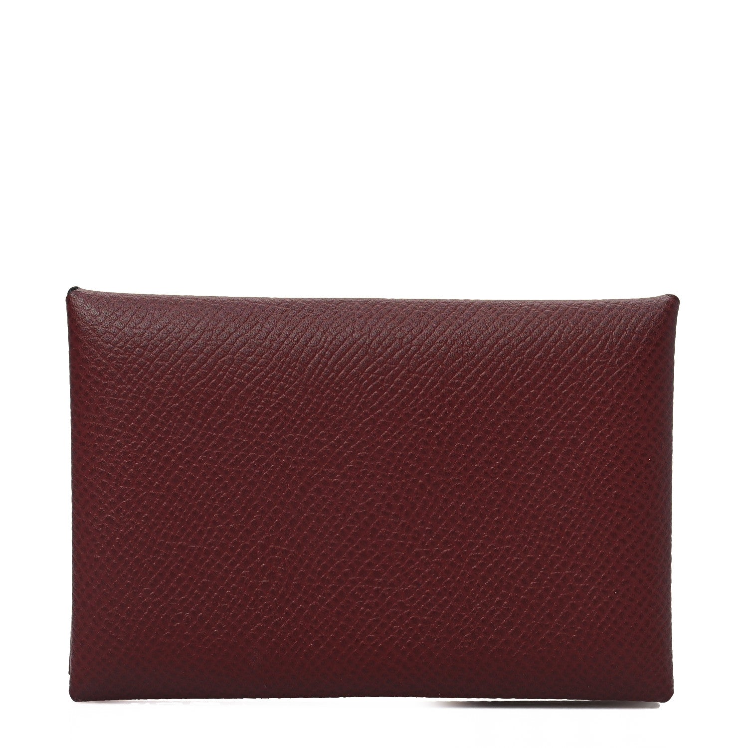 Hermes Epsom Calvi Card Case Rouge H 1 of 7