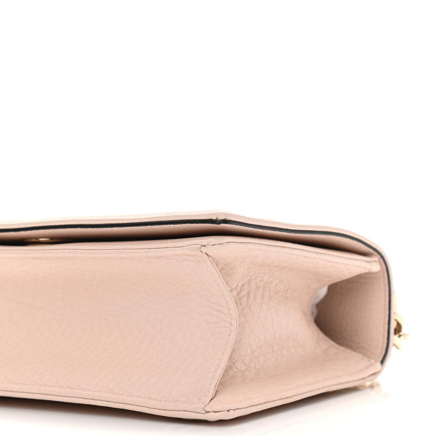 Grained Calfskin Small Diorama Flap Bag Rose Poudre