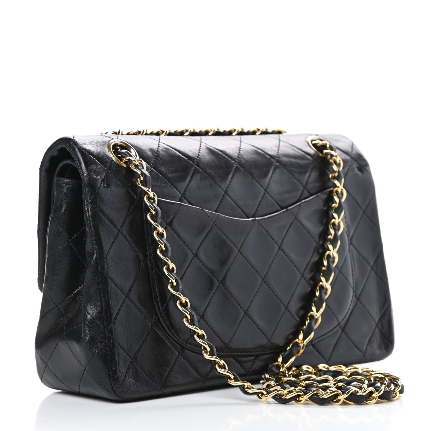 Chanel Lambskin Quilted Small Double Flap Black 3 of 21