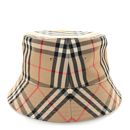 Burberry Technical Cotton Vintage Check Bucket Hat L Archive Beige 6 of 8
