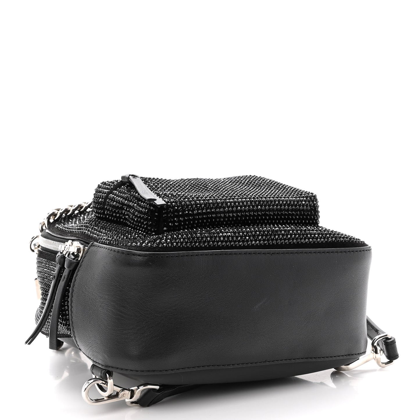 Calfskin Palazzo Crystal Medusa Backpack Black