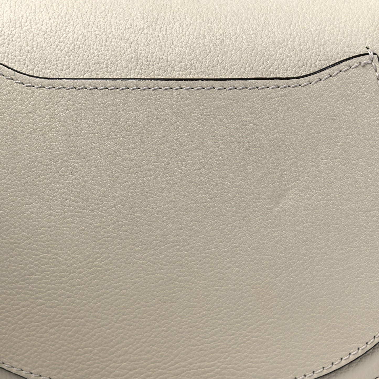 Calfskin Suede Small Nile Bracelet Bag Off White