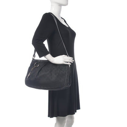 Gucci Monogram Sukey Messenger Bag Black 2 of 12