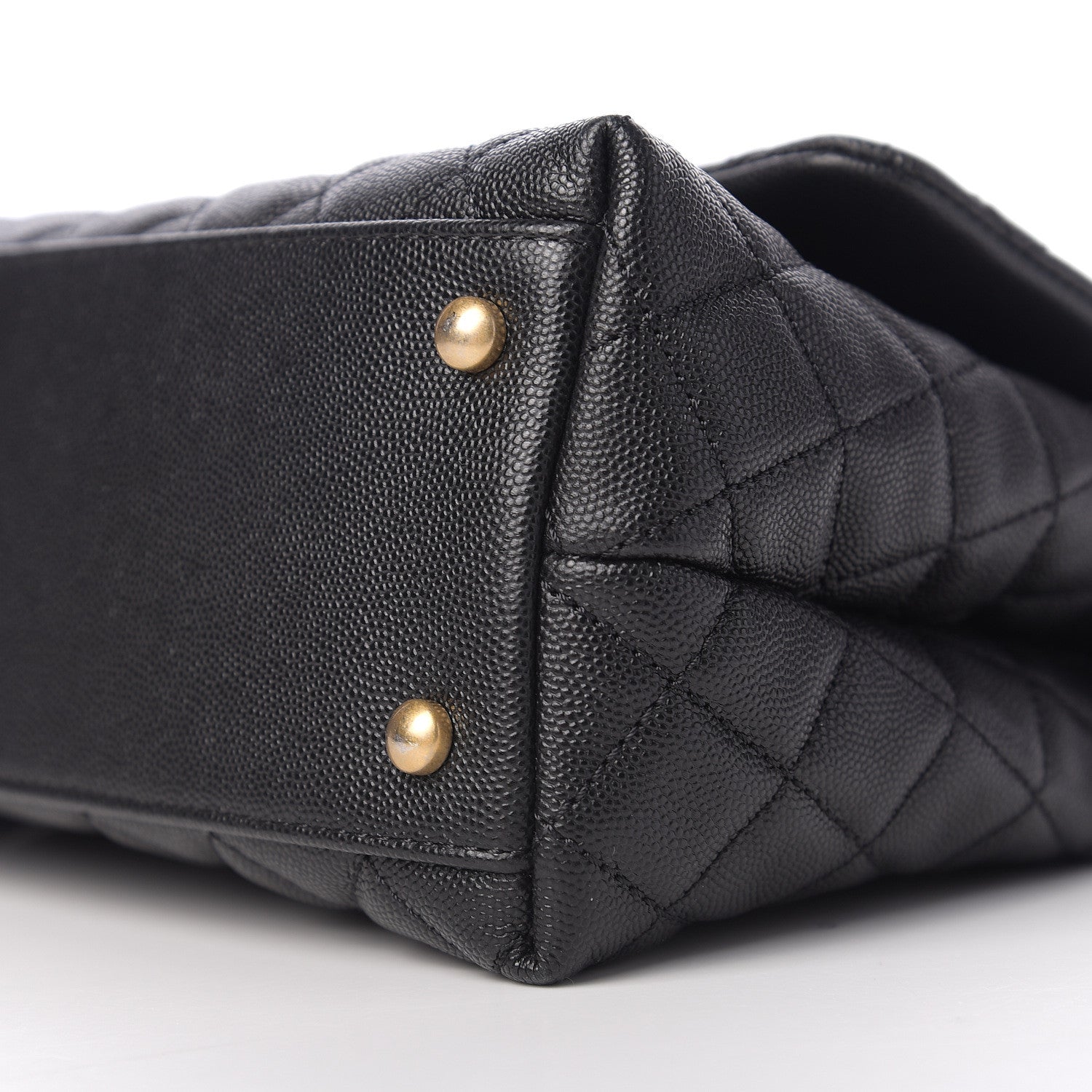 Chanel Caviar Quilted Small Coco Handle Flap Black 8 of 9