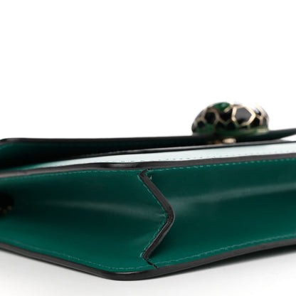 Bulgari Calfskin Serpenti Forever Shoulder Bag Emerald Green 8 of 11