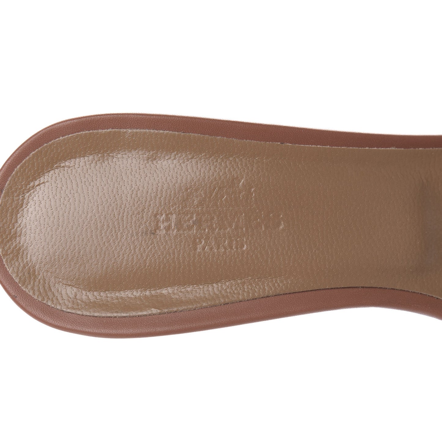 Calfskin Oasis Sandals 35.5 Gold