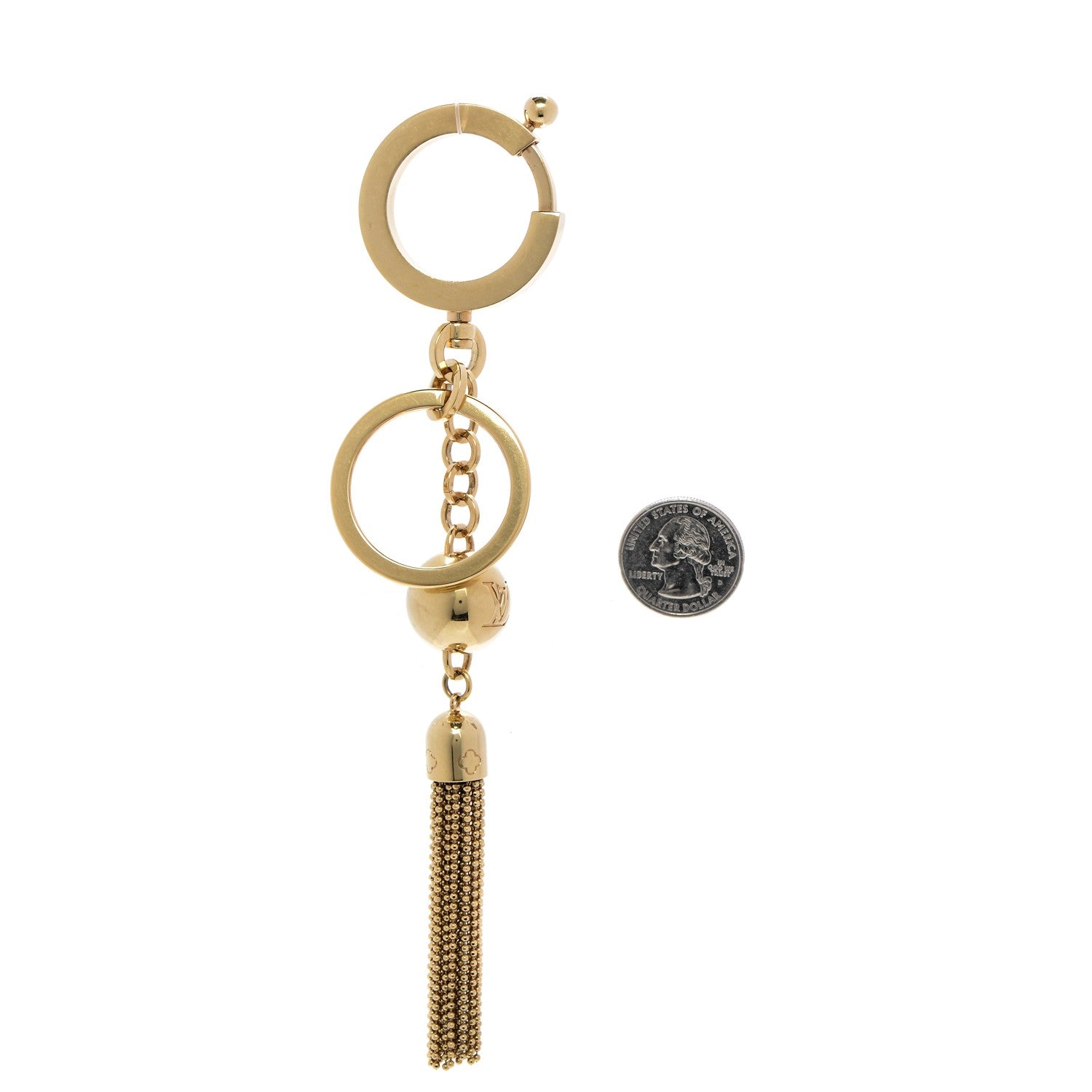 Louis Vuitton Swing Key Holder Gold 2 of 4