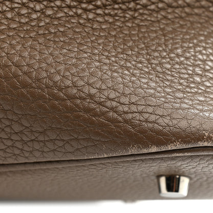 Hermes Taurillon Clemence Picotin Lock TGM Etoupe 24 of 31